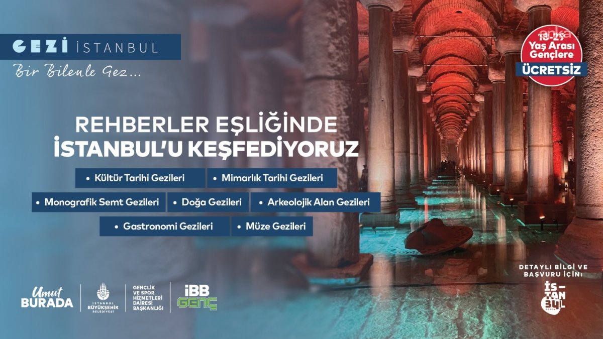 Gençler kentin tarihini keşfediyor: Gezi İstanbul başlıyor