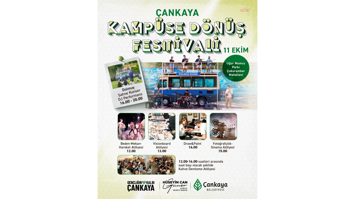 Çankaya'da gençler için heyecan dolu festival!