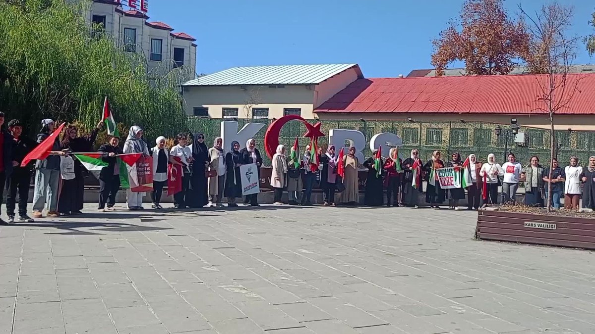 Kars'tan Gazze'ye destek yağmuru