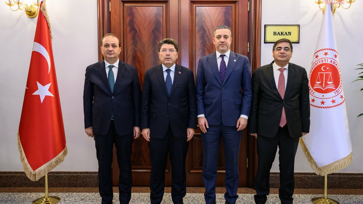 Adalet Bakanı Tunç ve TBB Başkanı Sağkan buluştu