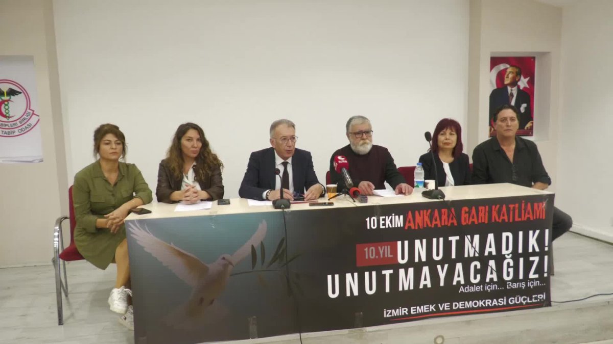 İzmir'de 10 Ekim katliamı için bir haftalık anma etkinlikleri düzenleniyor