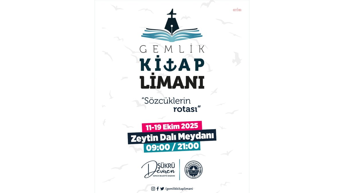 Gemlik Kitap Limanı'na geri sayım başladı