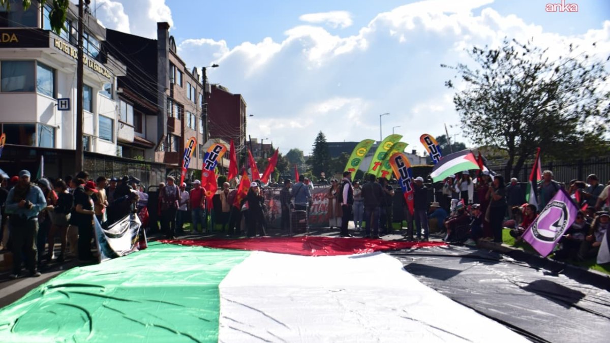 Latin Amerika'da Gazze için sokaklar dolduruldu