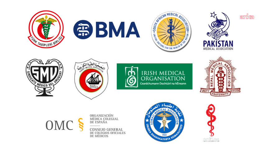 11 ülke tabipler birliğinden Gazze'ye acil çağrı: İnsanlık adına sessiz kalamayız