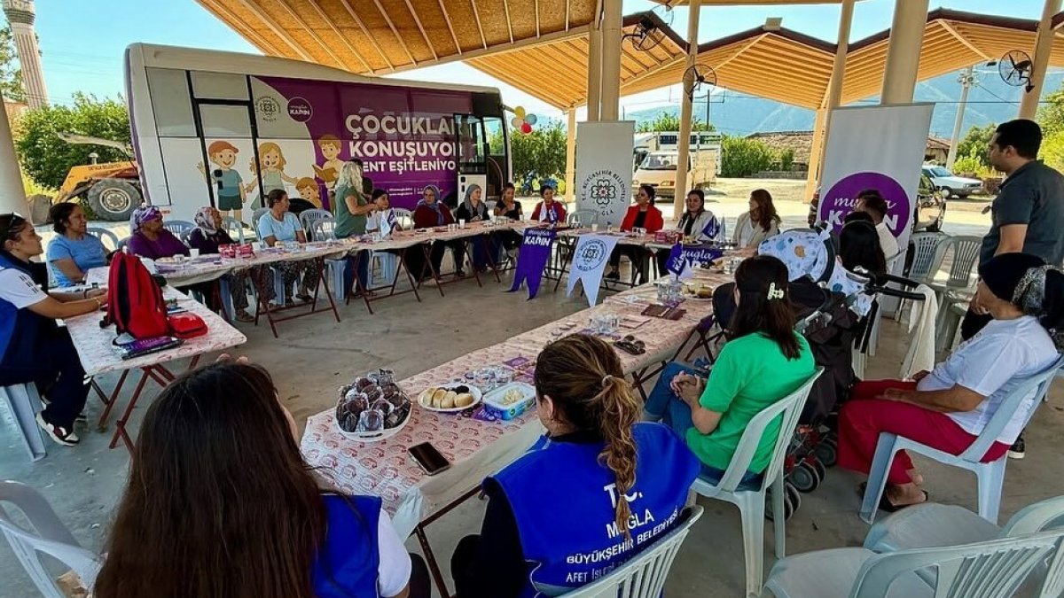 Kadın ve çocuklar için muğla'da gezici destek otobüsü