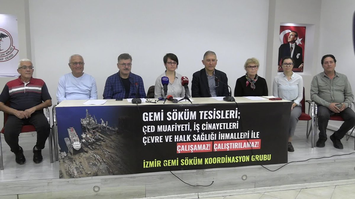 Aliağa'daki gemi söküm tesisleri halk sağlığını tehdit ediyor