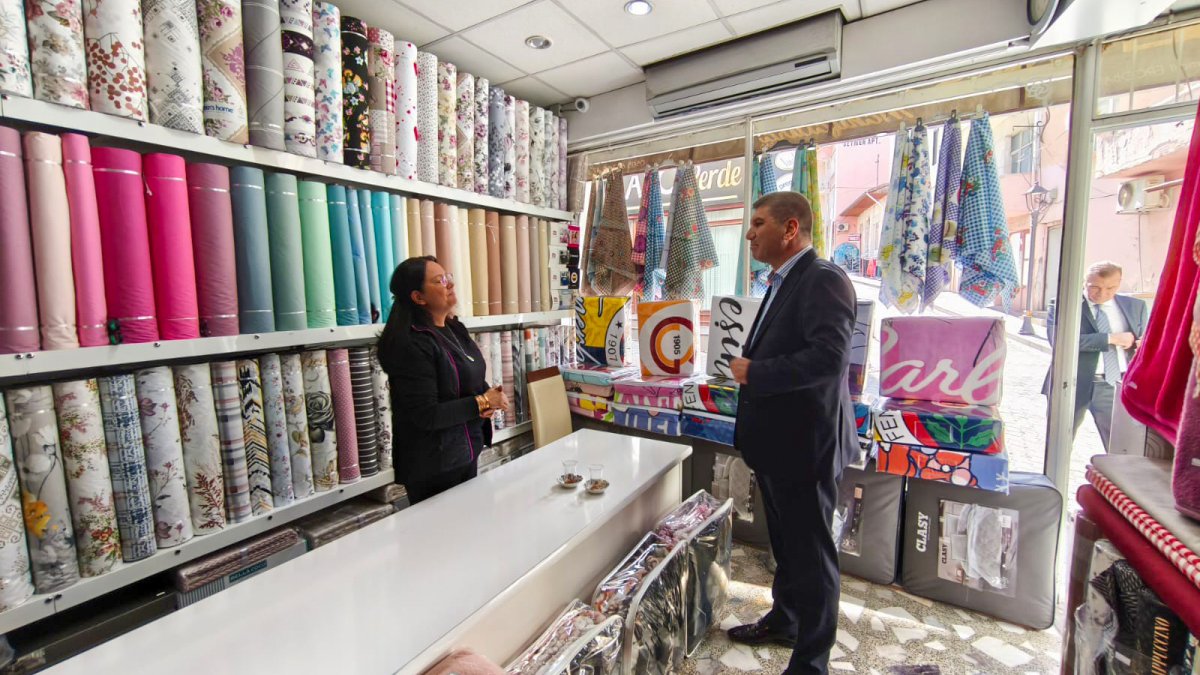 Ercengiz, esnaflarla buluştu