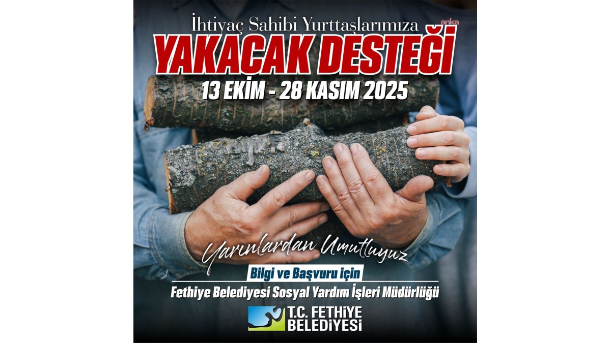 Fethiye, kışa hazırlık için yakacak yardımı yapıyor