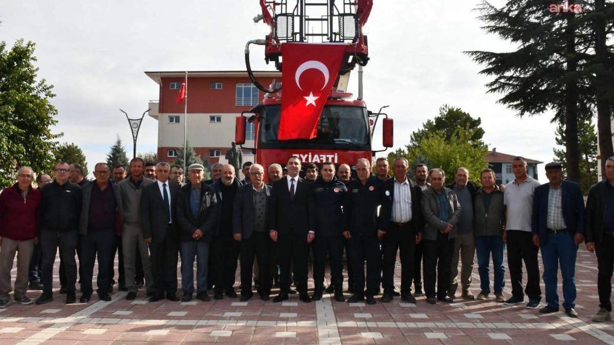 Beylikova'ya 16 milyon TL'lik itfaiye desteği