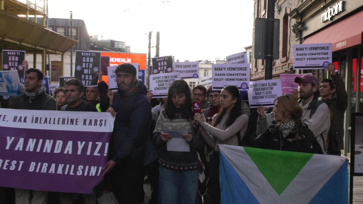 Nana için toplanan arkadaşlar, geri gönderilmesinin cinayet olabileceğini söylüyor