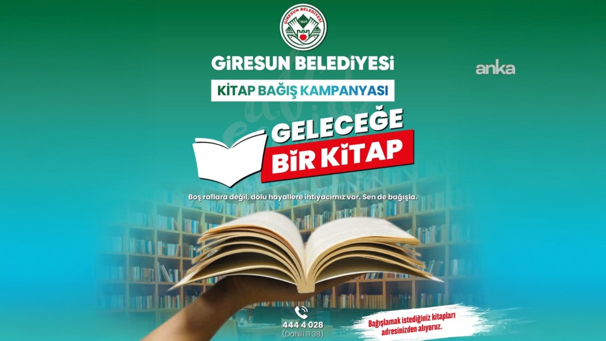 Giresun'da kitap bağışı hareketi başlatıldı
