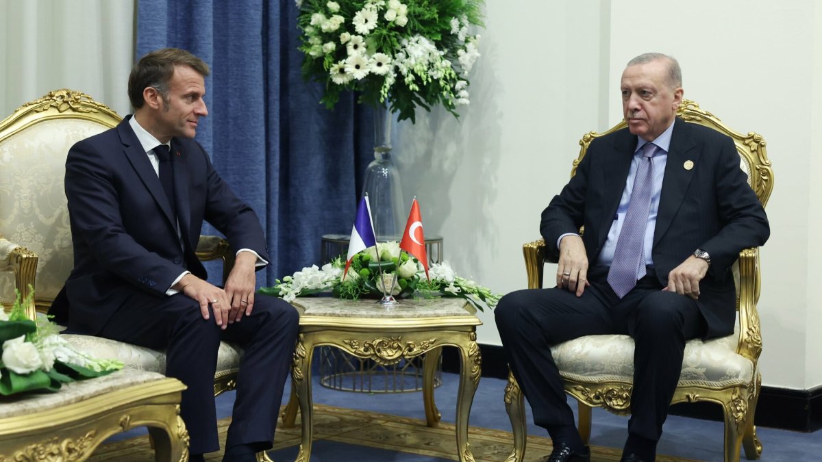 Erdoğan ve Macron’dan önemli görüşme