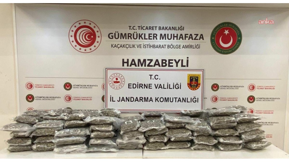 Edirne'de uyuşturucu baskını: Sahte basın kartı ile yakalandı