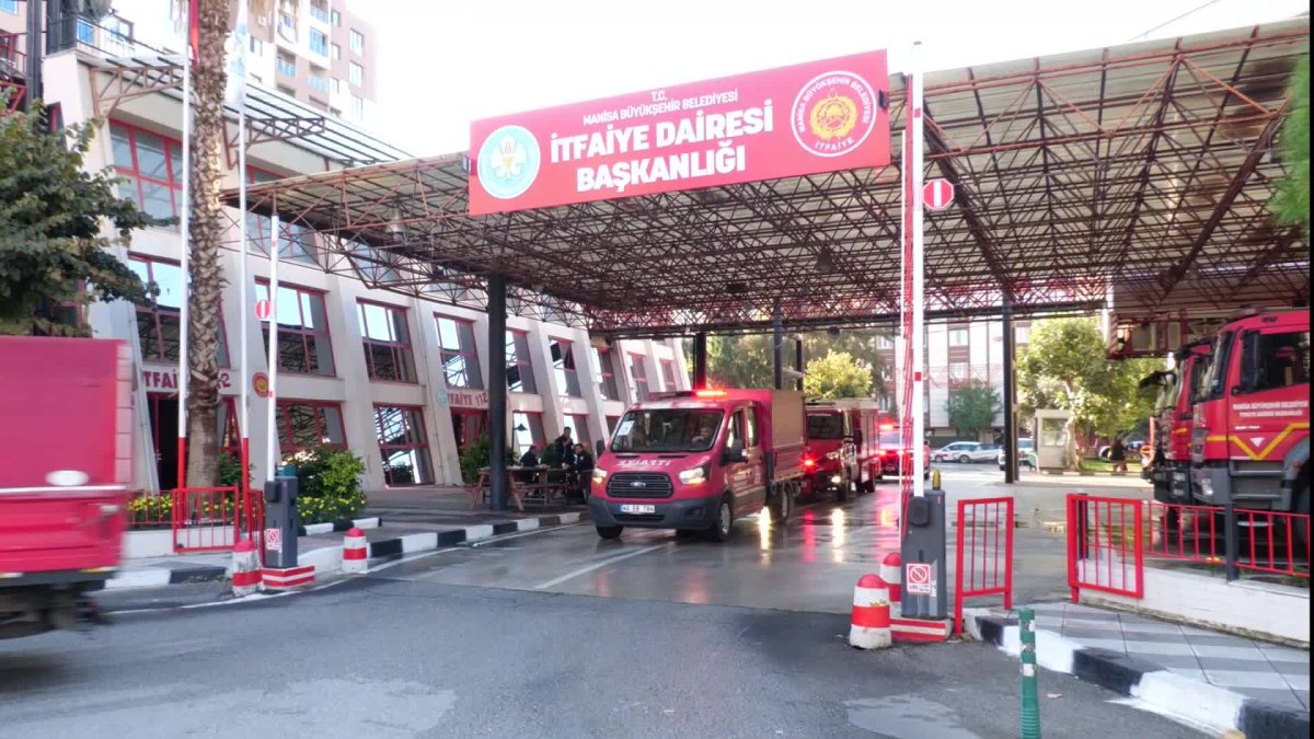 Manisa'da dev bir deprem tatbikatı yapıldı