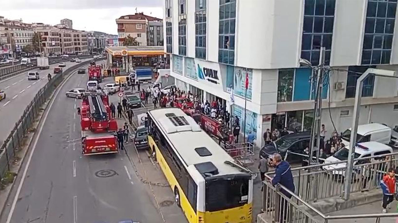 Çekmeköy -  Şile Yolu'nda İETT otobüsü ağır kaza yaptı! yaralılar var