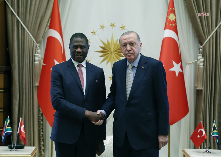 Erdoğan, Güney Afrika'nın liderini kabul etti