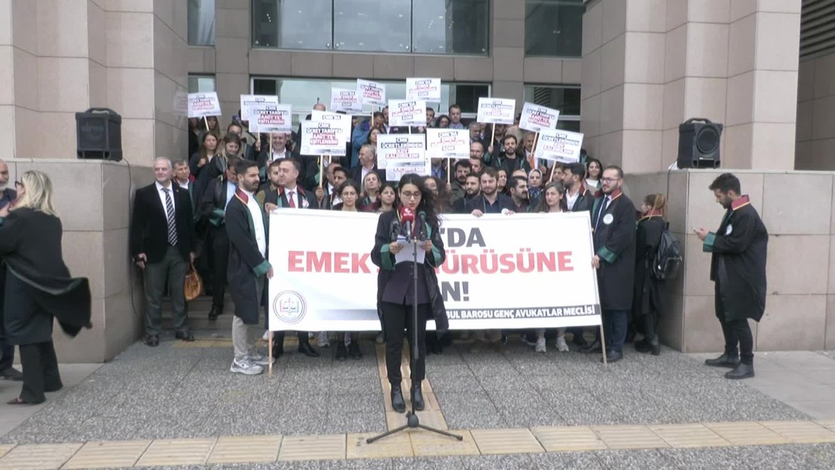 Genç avukatlardan 31 ilde CMK tarifesine itiraz