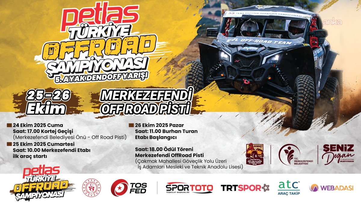 Merkezefendi'de heyecan dorukta! Off-Road yarışları başlıyor
