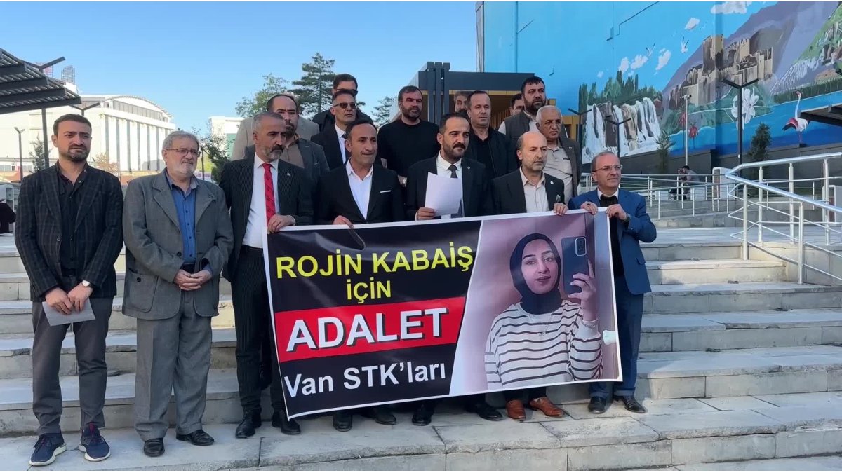 Van'da STK'lar Rojin Kabaiş için bir araya geldi