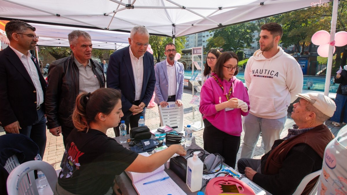 Bursa'da ücretsiz sağlık taraması kadınlara umut oldu