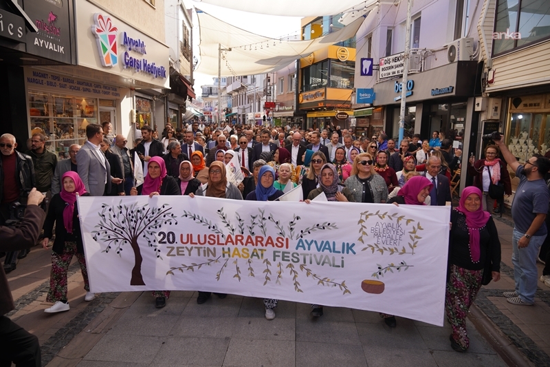 Ayvalık'ta Zeytin Hasat Festivali coşkuyla başladı