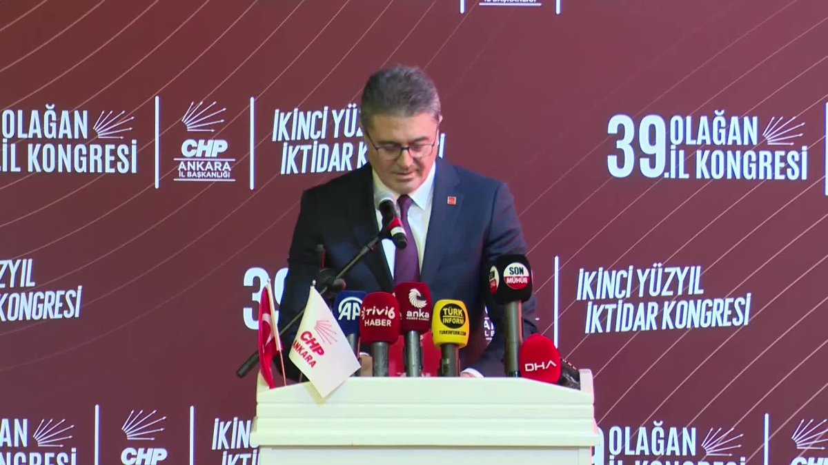 CHP’nin kongresinde Ensar Aytekin'den güçlü mesajlar