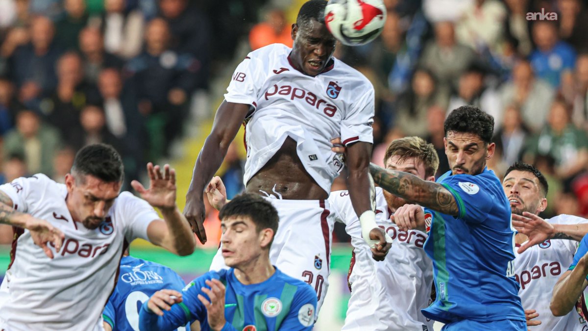 Trabzonspor, Rizespor'u zorlu deplasmanda yendi