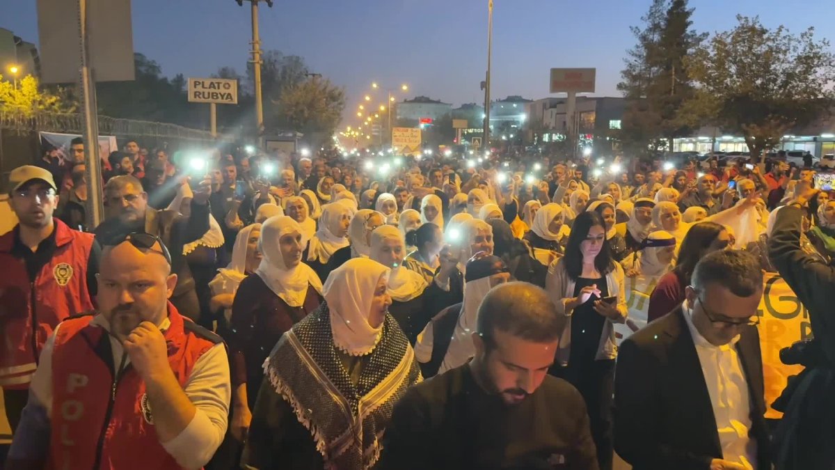 Diyarbakır'da biber gazlı müdahale ile 'Öcalan'a özgürlük' yürüyüşü sona erdi
