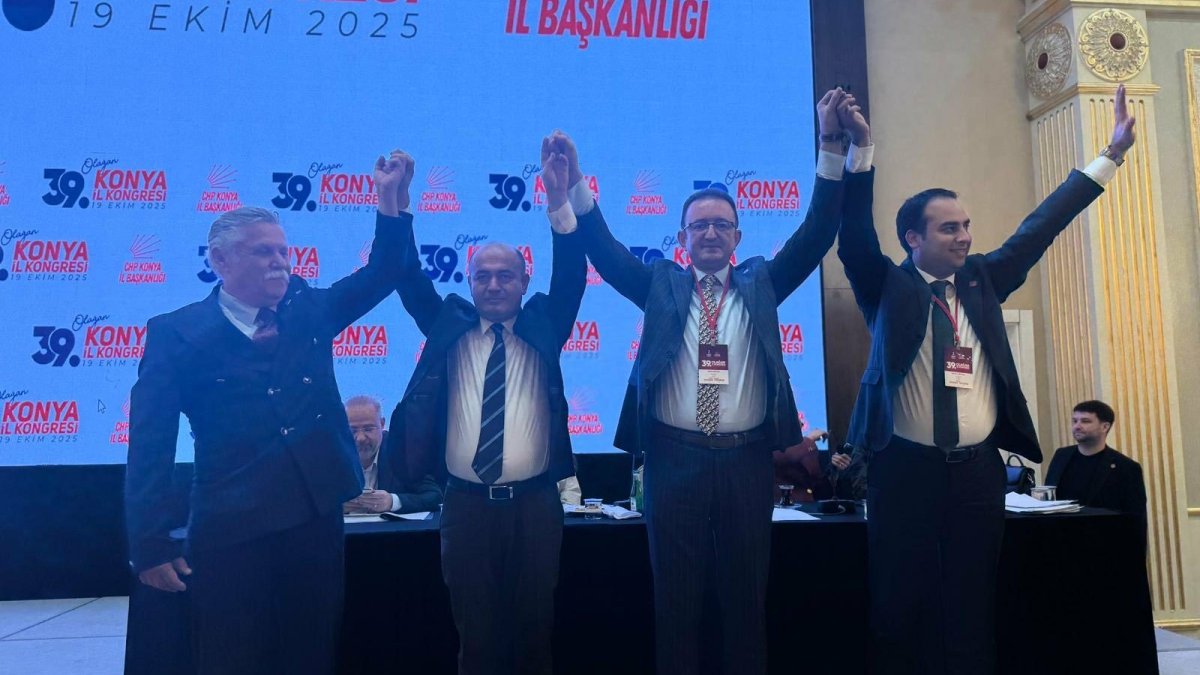 CHP Konya'da yeni başkan Nejat Türktaş