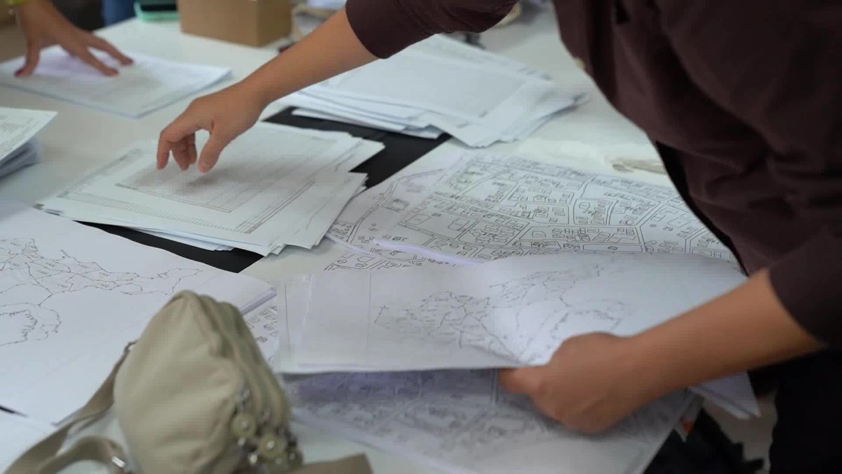 Mimarlık öğrencileri Tuzla'da sahada