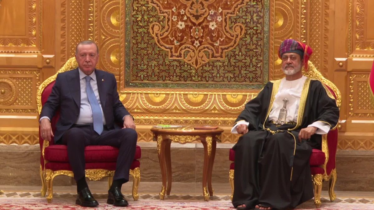 Erdoğan, Umman Sultanı Tarık ile kritik buluşma gerçekleştirdi