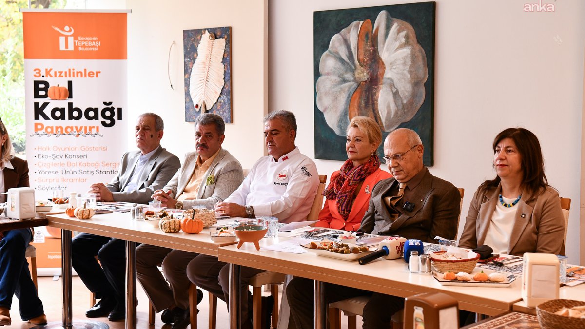 Tepebaşı'nda Kızılinler bal kabağı şenliği yapıldı