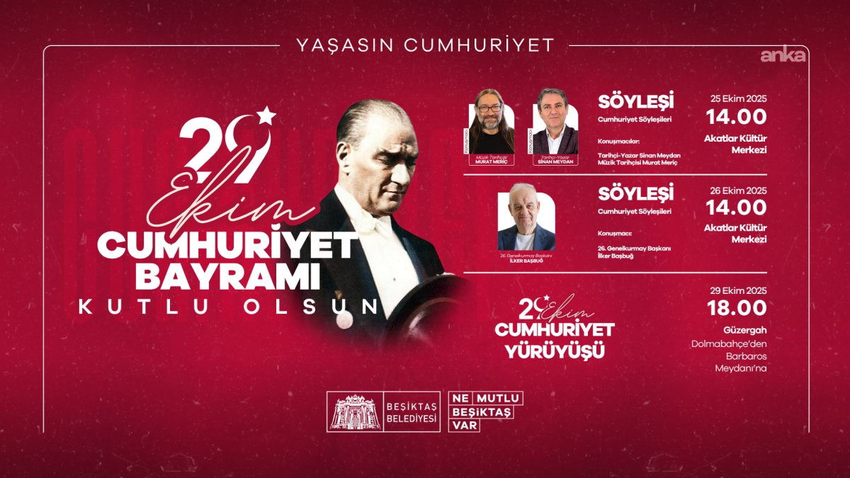 Beşiktaş'ta 29 Ekim bayramı için hazırlıklar tamam