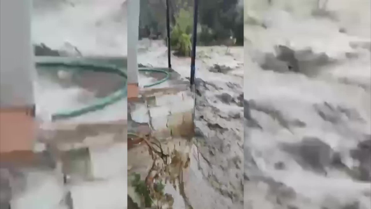 Aydın'da sağanak yağış hayatı durma noktasına getirdi