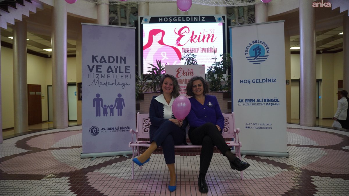 Tuzla Belediyesi, meme kanserine karşı toplumsal bir seferberlik başlattı