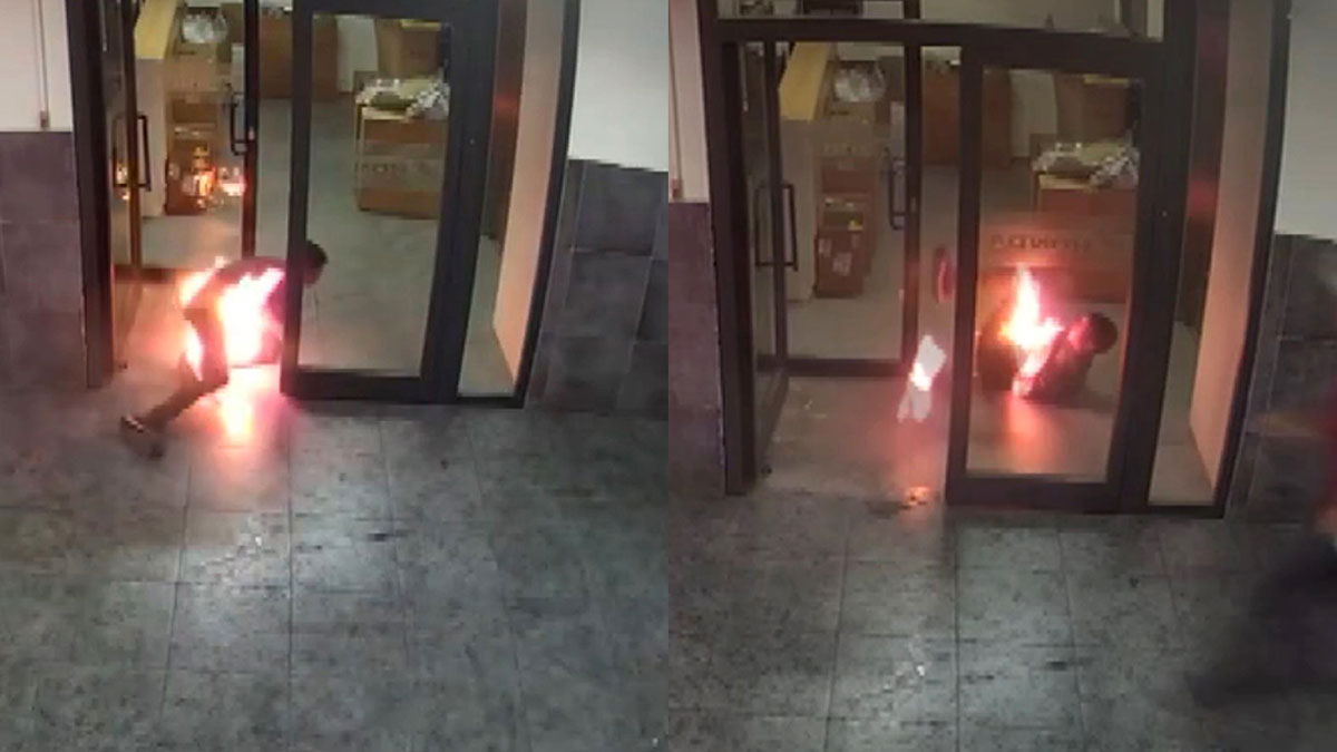 Arkadaşının üzerine benzin döküp ateşe verdi iddiası!