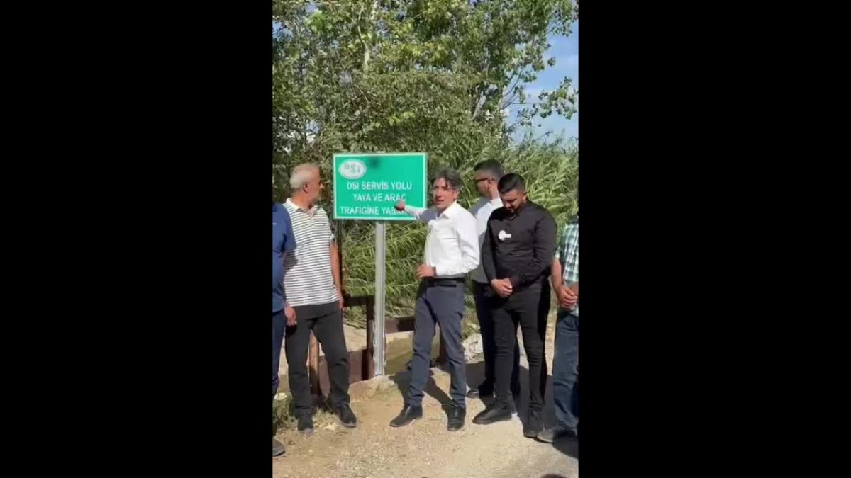 Vatandaş tepkili, DSİ sadece tabela astı!