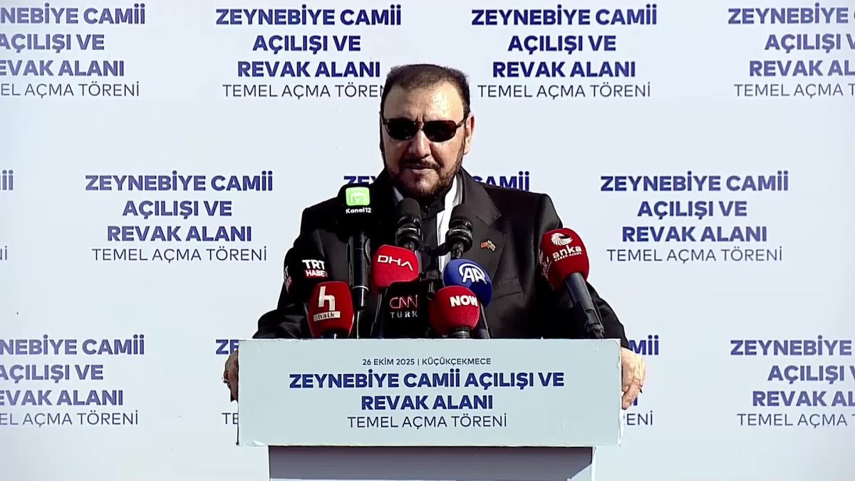 İmamoğlu'ndan Zeynebiye Camisi Açılışında dikkat çeken mesaj