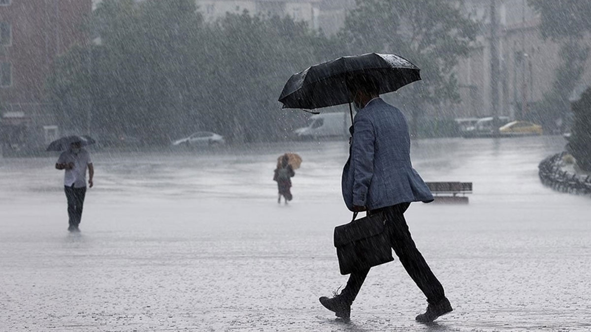İstanbul ve çevresinde sağanak uyarısı!