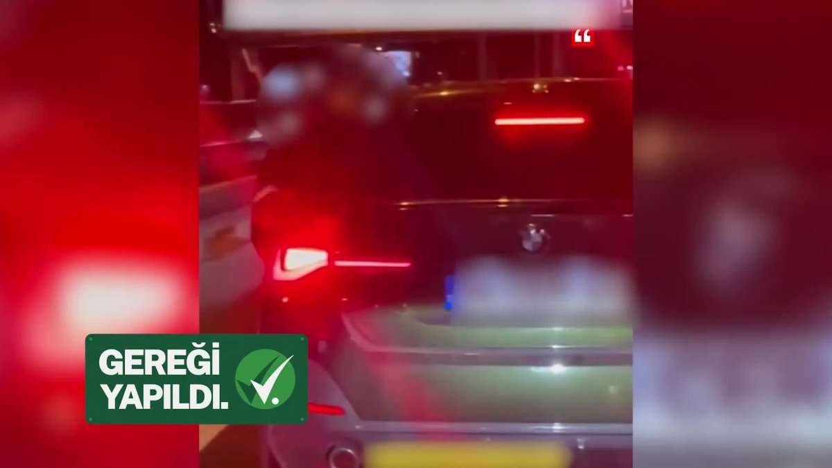 Kadın sürücüye saldıran trafik magandası yakalandı