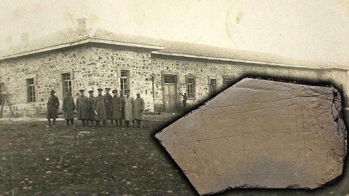 150 yıl önce Osmanlı kışlasında dokuz taş oynamışlar!