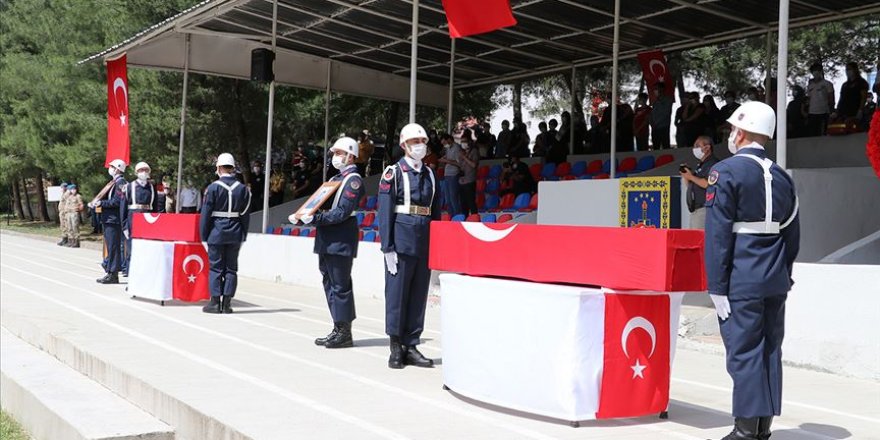 Siirt'te şehit olan askerlerin cenazeleri memleketlerine gönderildi