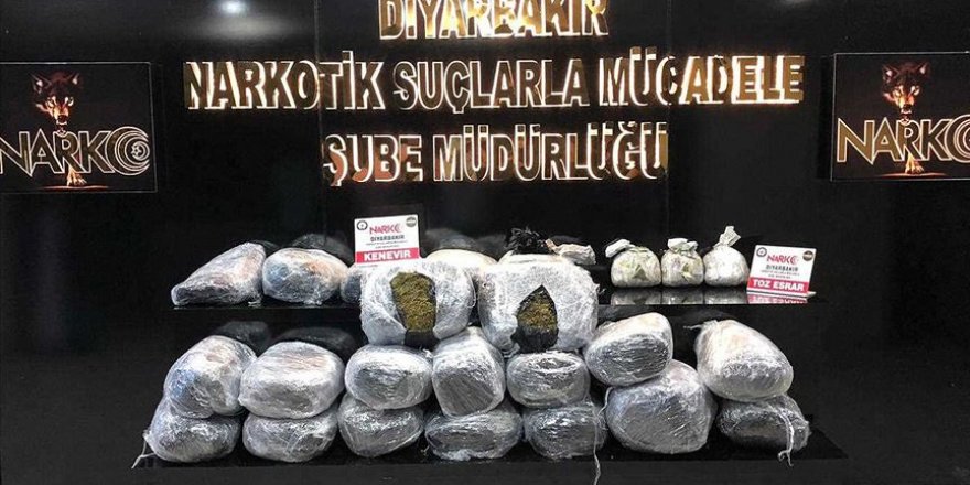 Diyarbakır'da uyuşturucu satıcılarına büyük darbe