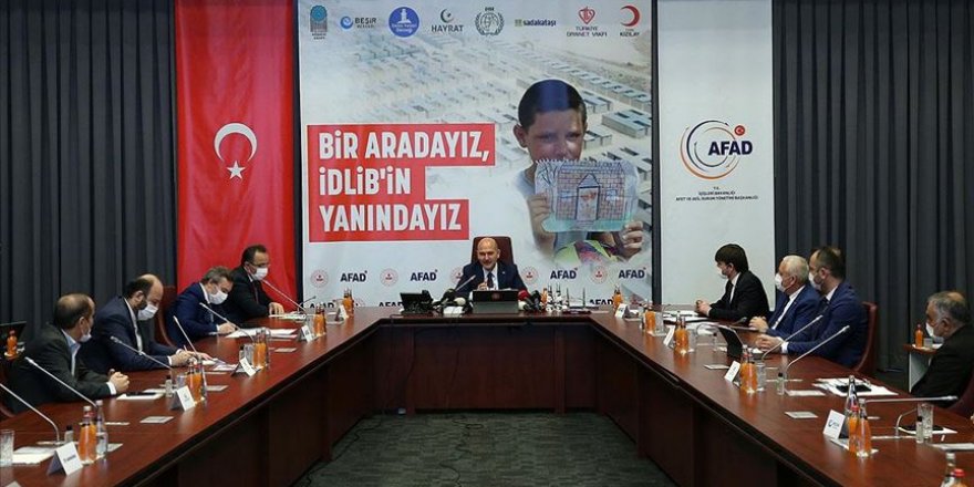 Bakan Soylu'dan İdlib'e yardım açıklaması