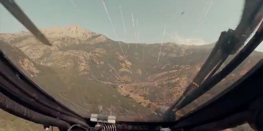 ATAK'ın kokpitinden operasyon görüntüleri