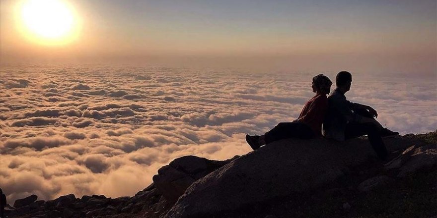 Kaçkar Dağları'nın büyüleyen güzelliği: Bulut Denizi