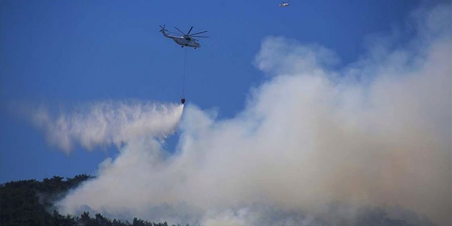 Çanakkale'de orman yangını çıktı