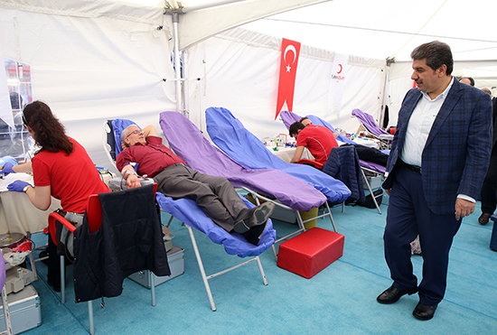 Esenlerliler kan bağışında bulundu