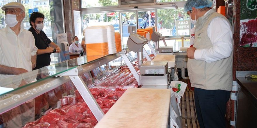 İstanbul'da Kurban Bayramı öncesi kasaplarda ve tatlıcılarda denetim yapıldı