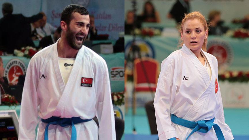 Karate'de 2 altın madalya
